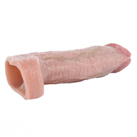 5.78in Realistic Feeling Silicone Soft Penis Sleeve Dildo For Enlargement Toy