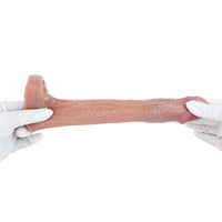 5.78in Realistic Feeling Silicone Soft Penis Sleeve Dildo For Enlargement Toy