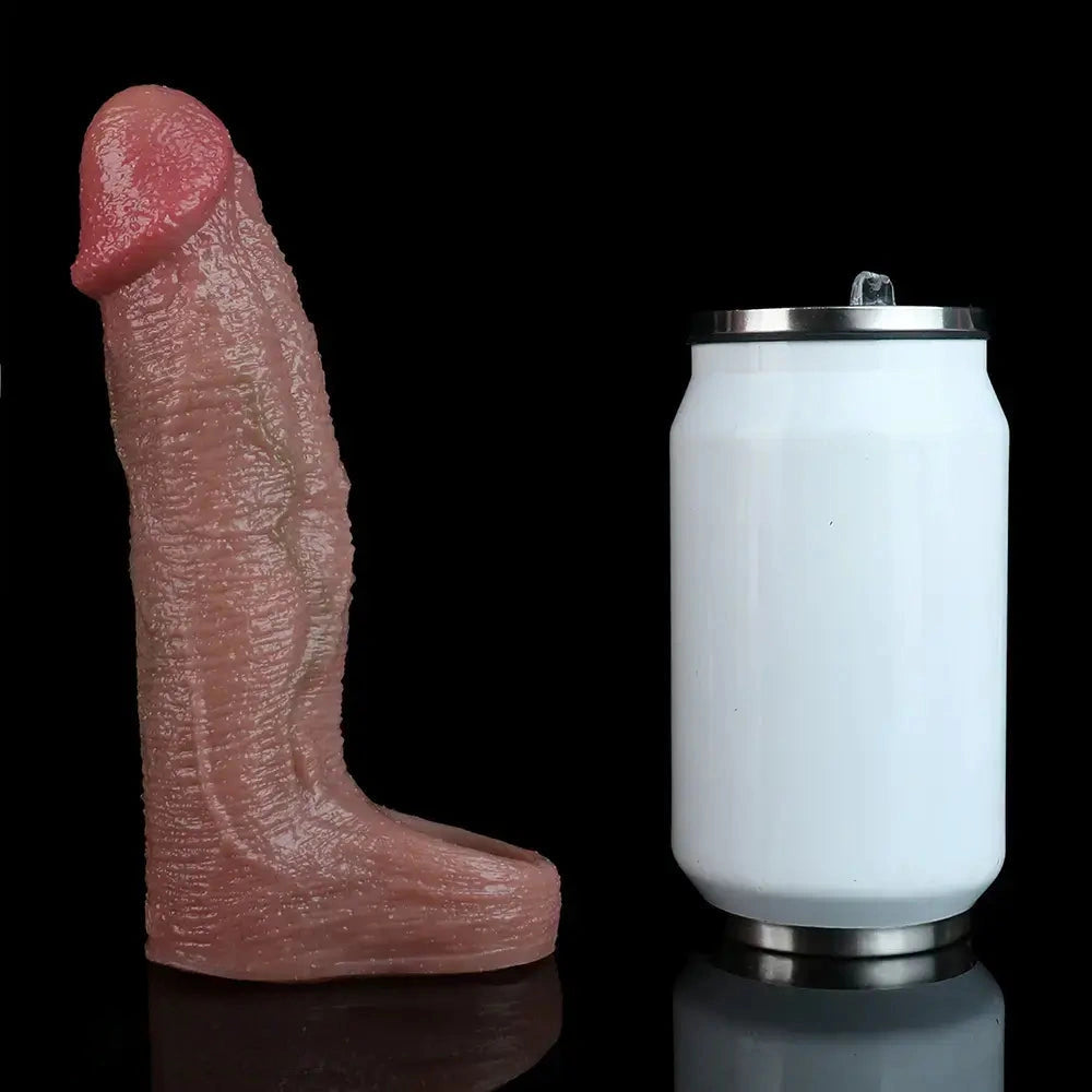 5.78in Realistic Feeling Silicone Soft Penis Sleeve Dildo For Enlargement Toy