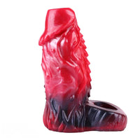 5.78in Silicone Hollow Dildo Built-in keel Vibration Remote Cock Sleeve