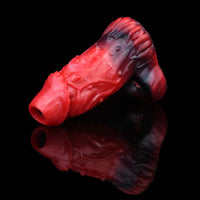 5.78in Silicone Hollow Dildo Built-in keel Vibration Remote Cock Sleeve