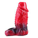 5.78in Silicone Hollow Dildo Built-in keel Vibration Remote Cock Sleeve
