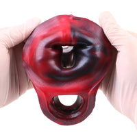 5.78in Silicone Hollow Dildo Built-in keel Vibration Remote Cock Sleeve