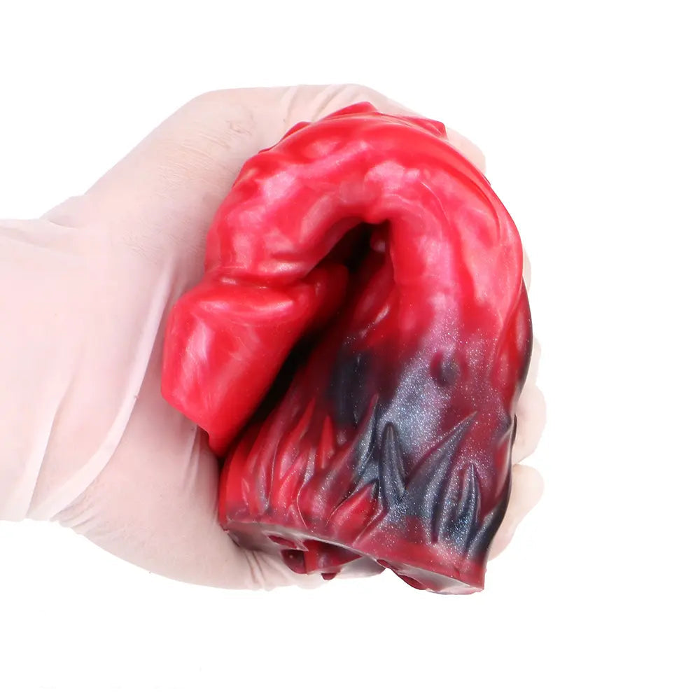 5.78in Silicone Hollow Dildo Built-in keel Vibration Remote Cock Sleeve