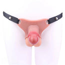 5.78in Strap on Realistic Hollow Silicone Cock Cage Dildo For Chastity Cock