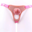 5.78in Strap on Realistic Hollow Silicone Cock Cage Dildo For Chastity Cock