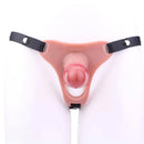 5.78in Strap on Realistic Hollow Silicone Cock Cage Dildo For Chastity Cock