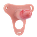 5.78in Strap on Realistic Hollow Silicone Cock Cage Dildo For Chastity Cock