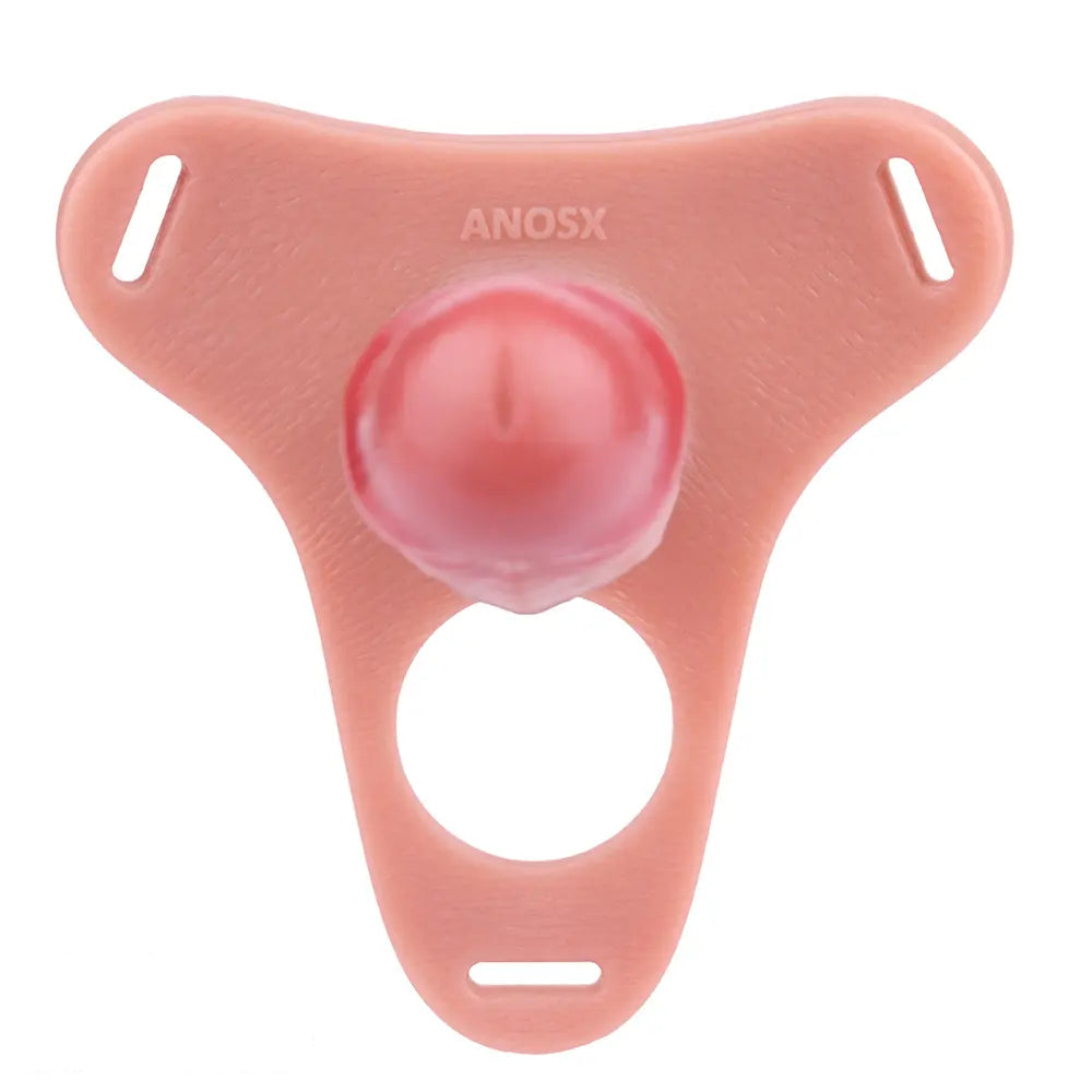 5.78in Strap on Realistic Hollow Silicone Cock Cage Dildo For Chastity Cock