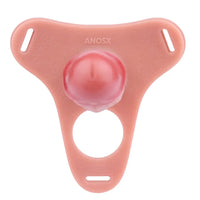 5.78in Strap on Realistic Hollow Silicone Cock Cage Dildo For Chastity Cock