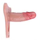 5.78in Strap on Realistic Hollow Silicone Cock Cage Dildo For Chastity Cock
