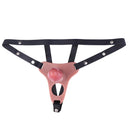 5.78in Strap on Realistic Hollow Silicone Cock Cage Dildo For Chastity Cock