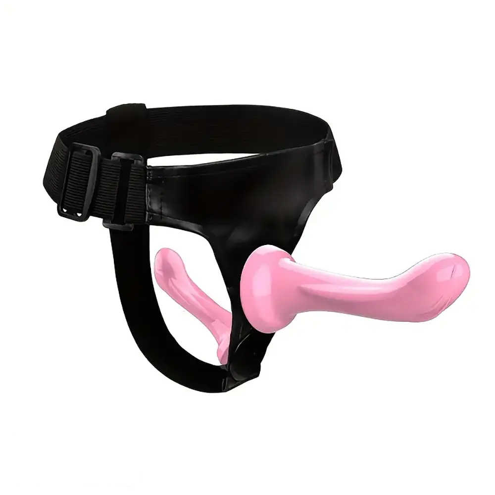 5.7in 6.49in Harness Strap-On Realistic Double Ended Penis Dildo