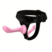 5.7in 6.49in Harness Strap-On Realistic Double Ended Penis Dildo