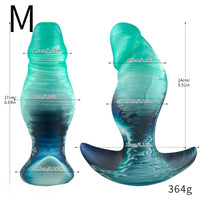 5.7in 6.69in 7.67in Wearable Butt Plug Anal Dildo Realistic Veins Buttplug