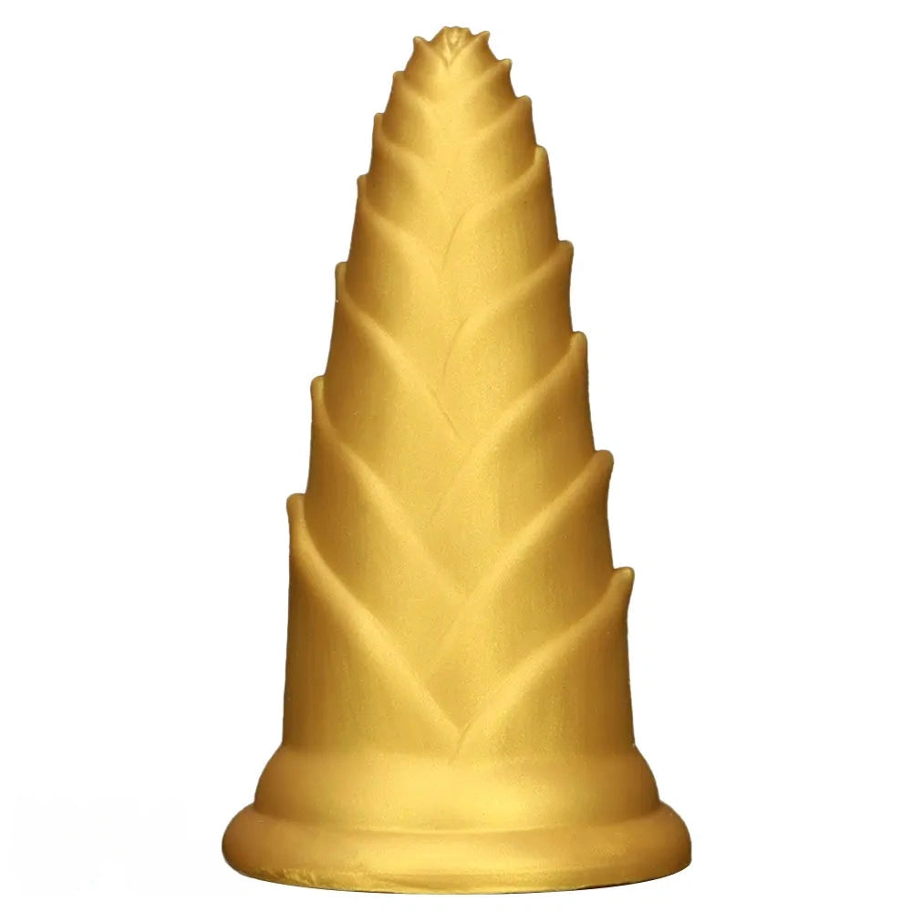 5.7in 7.08in 8.46in Bamboo Shoots Penis Anal Plug For Fisting Dildo Sex Toy