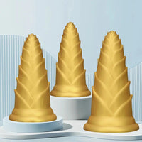 5.7in 7.08in 8.46in Bamboo Shoots Penis Anal Plug For Fisting Dildo Sex Toy