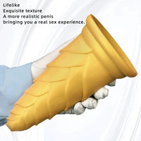 5.7in 7.08in 8.46in Bamboo Shoots Penis Anal Plug For Fisting Dildo Sex Toy