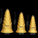 5.7in 7.08in 8.46in Bamboo Shoots Penis Anal Plug For Fisting Dildo Sex Toy