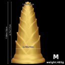5.7in 7.08in 8.46in Bamboo Shoots Penis Anal Plug For Fisting Dildo Sex Toy
