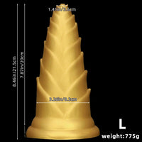 5.7in 7.08in 8.46in Bamboo Shoots Penis Anal Plug For Fisting Dildo Sex Toy