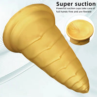 5.7in 7.08in 8.46in Bamboo Shoots Penis Anal Plug For Fisting Dildo Sex Toy
