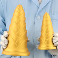 5.7in 7.08in 8.46in Bamboo Shoots Penis Anal Plug For Fisting Dildo Sex Toy