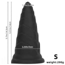 5.7in 7.08in 8.46in Bamboo Shoots Penis Anal Plug For Fisting Dildo Sex Toy
