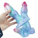 5.7in 7.79in 9.96in Dragon Soft Silicone Monster Dildo With Big Knot