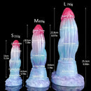 5.7in 7.79in 9.96in Dragon Soft Silicone Monster Dildo With Big Knot