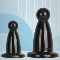 5.7in 7.87in Black PVC Thick Butt Plug Dildo For Women Sexual Adult Toy