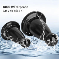 5.7in 7.87in Black PVC Thick Butt Plug Dildo For Women Sexual Adult Toy