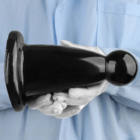 5.7in 7.87in Black PVC Thick Butt Plug Dildo For Women Sexual Adult Toy