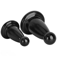 5.7in 7.87in Black PVC Thick Butt Plug Dildo For Women Sexual Adult Toy