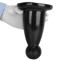 5.7in 7.87in Black PVC Thick Butt Plug Dildo For Women Sexual Adult Toy