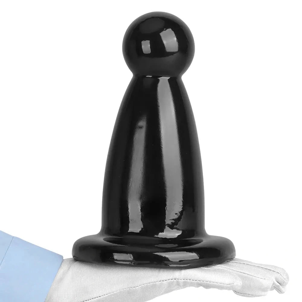 5.7in 7.87in Black PVC Thick Butt Plug Dildo For Women Sexual Adult Toy