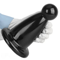 5.7in 7.87in Black PVC Thick Butt Plug Dildo For Women Sexual Adult Toy