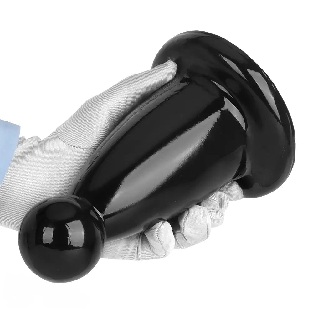 5.7in 7.87in Black PVC Thick Butt Plug Dildo For Women Sexual Adult Toy