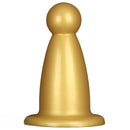 5.7in 7.87in Golden Silicone Soft Thick Butt Plug Dildo For Women Sexual