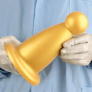 5.7in 7.87in Golden Silicone Soft Thick Butt Plug Dildo For Women Sexual