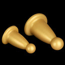 5.7in 7.87in Golden Silicone Soft Thick Butt Plug Dildo For Women Sexual