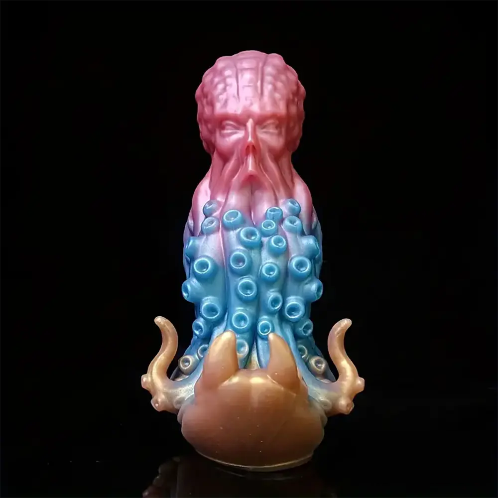 5.7in 7.87in Tentacle Octopus Silicone Soft Dildo For Women G Spot