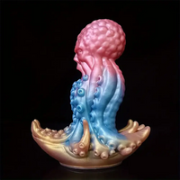 5.7in 7.87in Tentacle Octopus Silicone Soft Dildo For Women G Spot