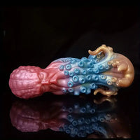 5.7in 7.87in Tentacle Octopus Silicone Soft Dildo For Women G Spot