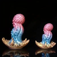 5.7in 7.87in Tentacle Octopus Silicone Soft Dildo For Women G Spot