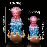 5.7in 7.87in Tentacle Octopus Silicone Soft Dildo For Women G Spot