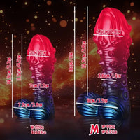 5.7in 7in Monster Fantasy Dildo Tentacle Spiked Cock Silicone Sex Toy