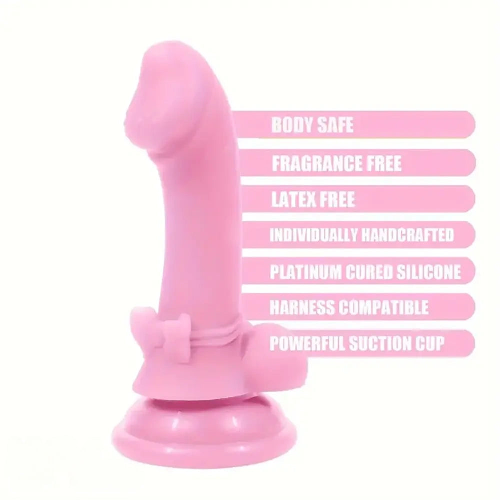 5.7in 8.07in 2pcs Realistic Curved Silicone Dildos For G Spot Sex Toy