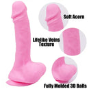5.7in 8.07in 2pcs Realistic Curved Silicone Dildos For G Spot Sex Toy