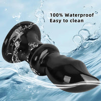 5.7in 8.26in 10.62in Black PVC Sword Large Anal Dilation Training Dildo